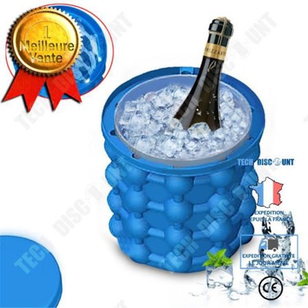 Iskallare - TD - Ice Genie - Utrymmesbesparare - Snabbfrysa - Blå färg