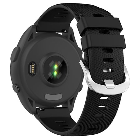 Garmin Forerunner 265 -silikoniranneke 22 mm, ristiraita, pehmeä urheiluranneke