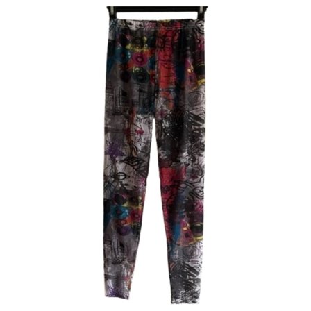 Tattoo Mönstrade Leggings Mjuka Stretch