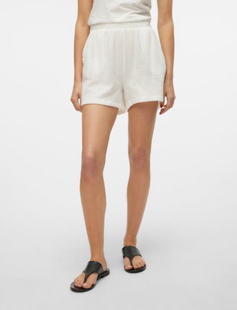 Vero Moda Vmnatali Hw Shorts Noos - White - S