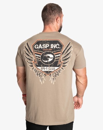 Gasp Utility Street Tee, Washed Green