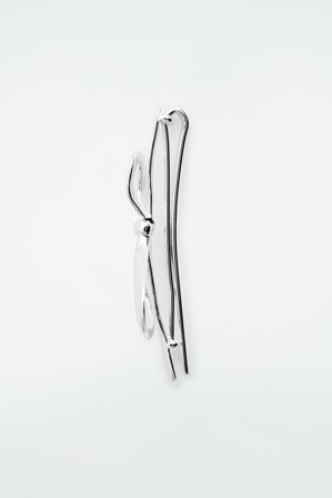 COS Women's Pack De 4 Horquillas De Lazo in Plateado