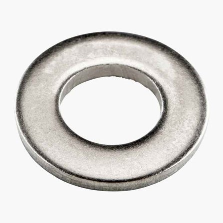 Biltema - Rund skive M6 x Ø12 mm A4 25 stk.