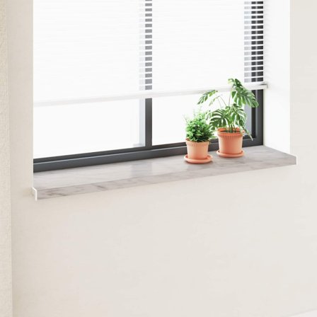 Fönsterbräda Marmor Text -enure 120 x 30 x 4,5 cm PVC