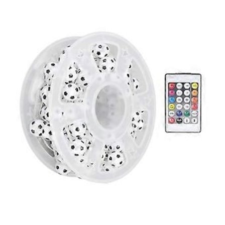 Fotboll Ljusslinga USB-driven APP Röstfjärrkontroll Dekorativ RGB Ljusslinga för Sovrum TV Bakgrund 10m