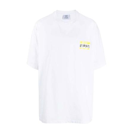 Vetements, T-Shirts Biały, Mężczyzna, Rozmiar: L