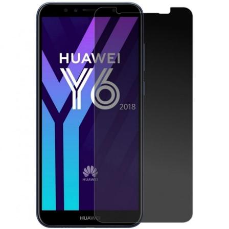 Huawei Y6 2018 Privacy Härdat glas 0.26mm 2.5D 9H Transparent
