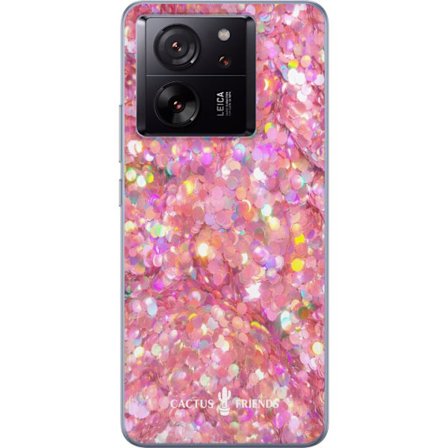 Yhteensopiva Puhelinkuori Xiaomi Xiaomi 13T Pro Cactus and Friends – PinkGlitter