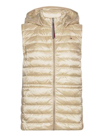 Feminine Lw Down Vest Beige Tommy Hilfiger