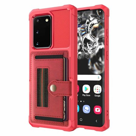 Effektfullt Skal med Korthållare - Samsung Galaxy S20