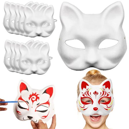 10-pack - DIY Kattmask / Therianmask