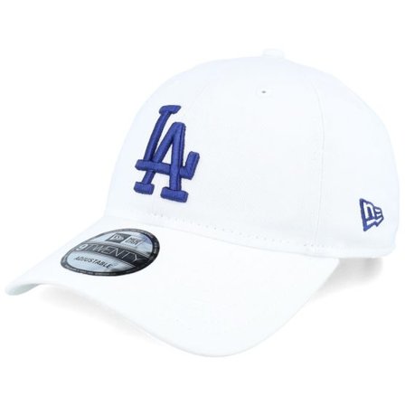 New Era - MLB Vit unconstructed Keps - Los Angeles Dodgers MLB Core Classic 9TWENTY White Dad Cap @ Hatstore