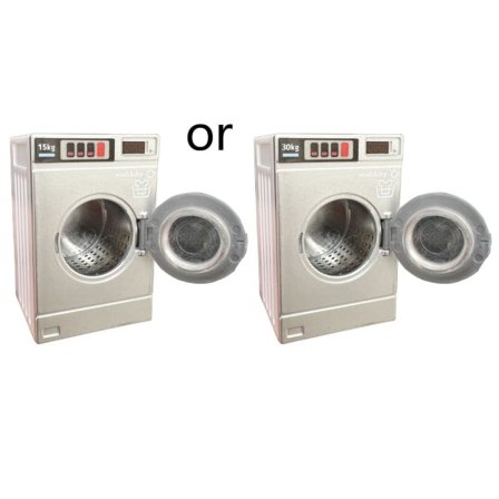 1:12 Dockhus Tumblare DIY Dockhus Tvättmaskin Tumblare Tvättmaskin Miniatyrer Tillbehör Dockhus Tvättmaskin