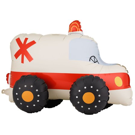 Folieballong Ambulans Stående 68 x 48 cm