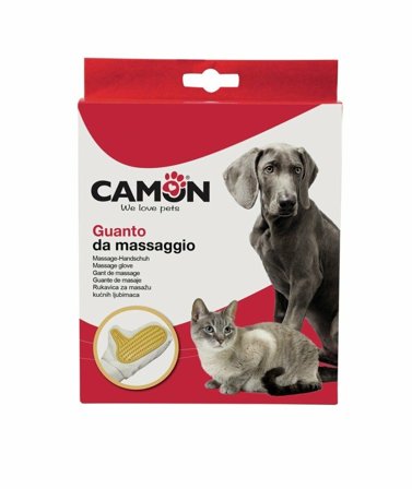 Camon Guanto "Magic" In Lattice Per Massaggio Cani/Gatti