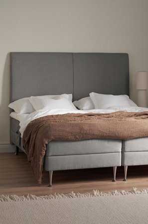 Scapa - Pääty Alva - Harmaa - Sängynpäädyt - 140 - - Homeroom