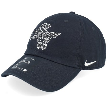 Nike MLB - MLB - Black - unconstructed - Cap - Chicago White Sox Statement Club Black Dad Cap - Nike - Hatstore
