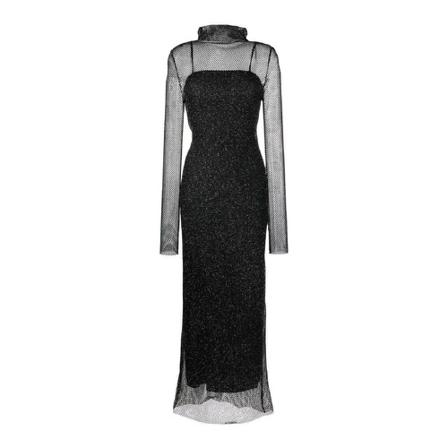 Philosophy di Lorenzo Serafini Maxi Dresses , Zwart , Dames , Maat: S Maxi jurken