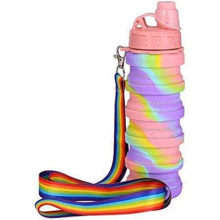 Regnbågsvattenflaska Bärbar Vattenflaska Kreativ Kamouflage