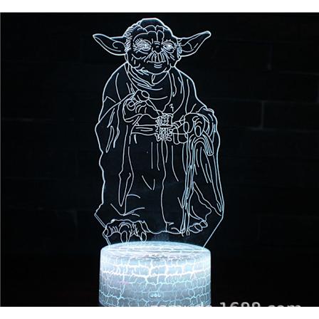 3D-lamppu, LED-illuusio y valo, 16 v ri vaihtuva 3 mallia kaukos timell ja lykk ll kosketuskoristelampulla - T ydellinen joulu- ja syntym p iv lahja 