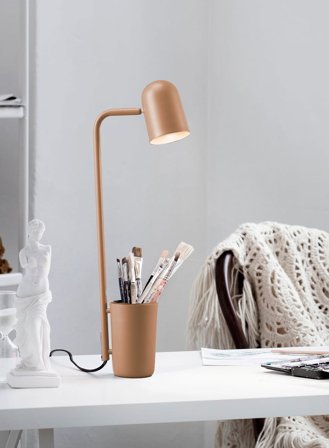 Buddy bordlampe H49 - varm beige