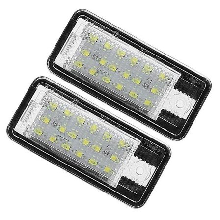 LED-skiltlys for bil, hvit - A3 S3 8P A4 B6 B7 A5 A6 4F A8 S8 C6