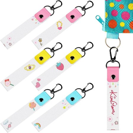 6st Nyckelring Badge Holder Badge Reel