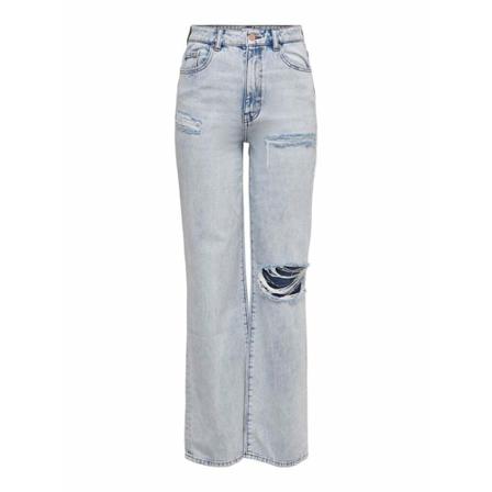 Only Jeans Blå, Dame, Størrelse: W26 L32