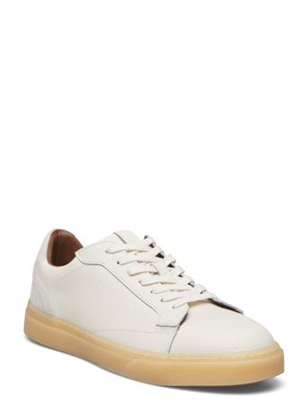 Nappa Leather Trainers Lave Sneakers Hvit Mango*Betinget Tilbud