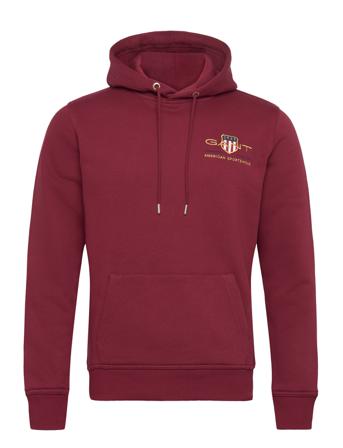 Medium Archive Shield Hoodie Hoodie Burgundy GANT