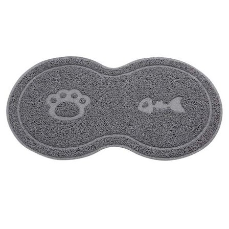 8-formet Kat Hunde Kæledyr Foderskål Måtte PVC Dækkeserviet