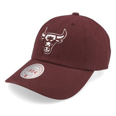 Mitchell & Ness - NBA Schwarz unconstructed Cap - Chicago Bulls Fashion Dark Purple Dad Cap / Unconstructed @ Hatstore