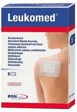 Leukoplast Leukomed Non-woven Sårbandage 5 stk, Medicin & Pleje, Plastre, Øvrige