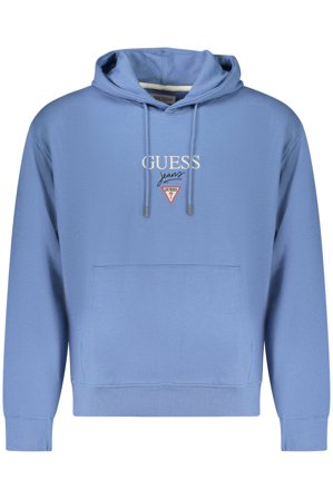 Guess Jeans Felpa Senza Zip Uomo Azzurro