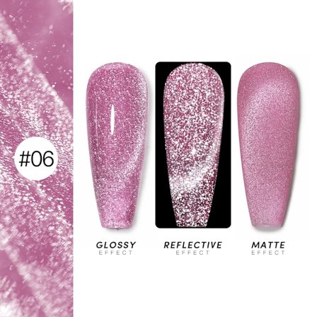 AS 15ml Magnetisk Katt Gel Nagellack Cat Eye Glitter Effekt Semi Permanent 36 Färger Soak Off UV Gel Lack Manikyr Nagelkonst