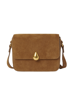 Wera Crossbodyväska i läder VERA Handväskor Brun ONESIZE