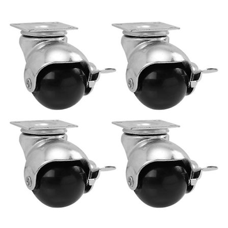 4 Stycken Universella Hjul Möbelhjul Ersättningsrulle Möbel Glidhjul Möbelhjul Kontorsstol Hjul Sätt Bord Snurrhjul Järn