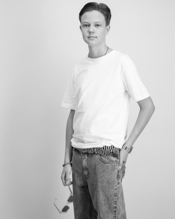 LMTD NLNFAGEN SS L TOP Wit T-shirts Jongens - Kids Brand Store