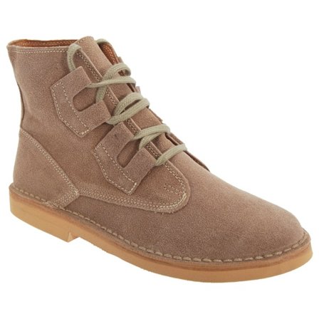 Roamers Ghillie Tie Real Suede Desert Boots 11 UK Dark Taupe för män