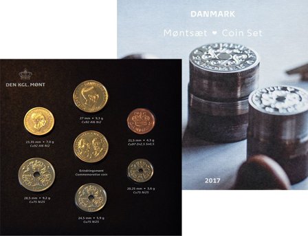 Danmark møntsæt 2017