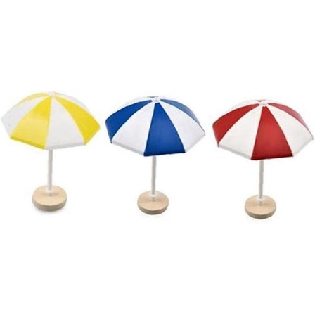 3 kpl Miniatyyri Rantavarjo Nukkekoti Koriste Mini Varjo