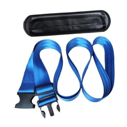 Træningsbånd Komfortabel Stabilisering Transfer Ekstremitetsmobiliseringsbælte Sort-FARVE: Blå