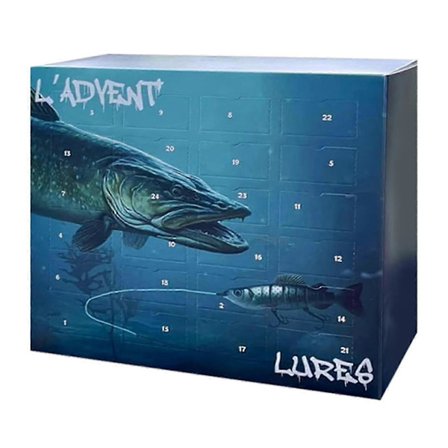 Kalastusviehe joulukalenteri 24 päivän viehesarja [HK]