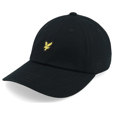 Lyle & Scott - Noir unconstructed Casquette - Baseball Cap Jet Black Dad Cap @ Hatstore
