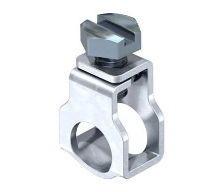 Obo Bettermann 5015766 Klemme 14 mm, rund leder 25–95, Jording & lynavledere