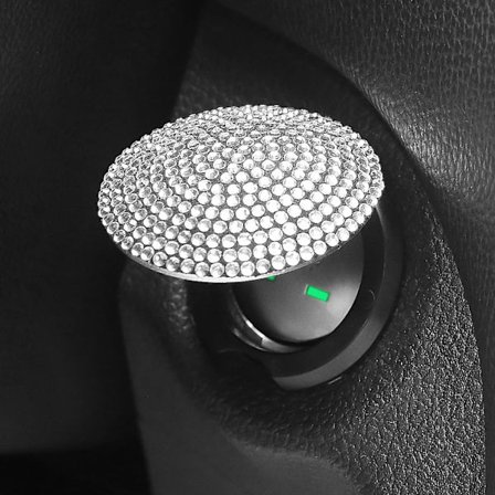 Bling Bling-knapp för start/stopp av bilmotor, universell handgjord