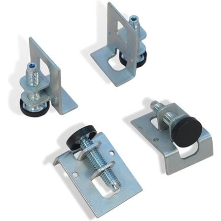 Sæt med 12 justerbare møbelfødder, sokkelfødder, bordben, møbelben