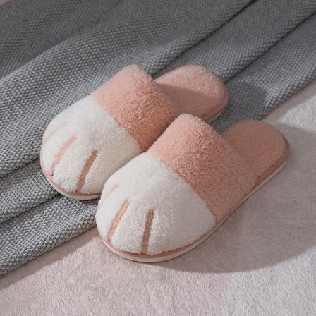 Kissank p l -tossut, Pehme t Sis tossut Naisille ja Miehille, Nuken Muotoiset Tossut, Pehme t ja L mpim t Tossut, Vaaleanpunaiset pink 26cm (40-41)