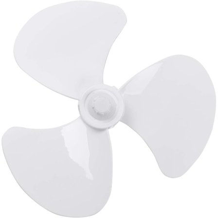Plastfläktblad Ersättningsdel Passar för 16-tums Stående Sockelfläkt eller Bordsfläkt Vit 16 Tum