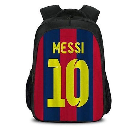 16 tum fotboll Messi 10 3d tryck barn skolväskor ortopedisk ryggsäck barn skolpojkar flickor Mochila tecknad väska